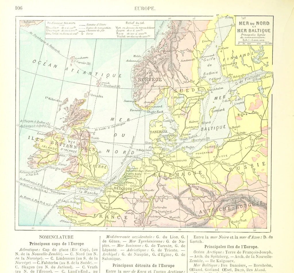 An illustration from Geographie Générale ... Avec index, etc, 1887, leaf 110