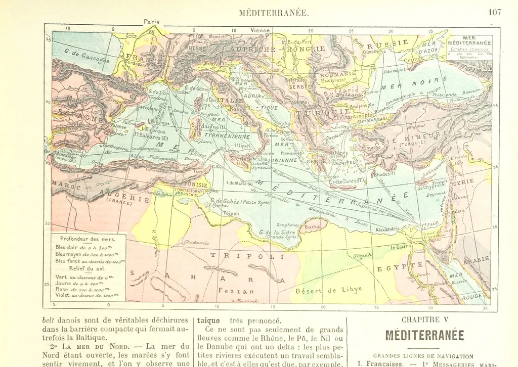An illustration from Geographie Générale ... Avec index, etc, 1887, leaf 111