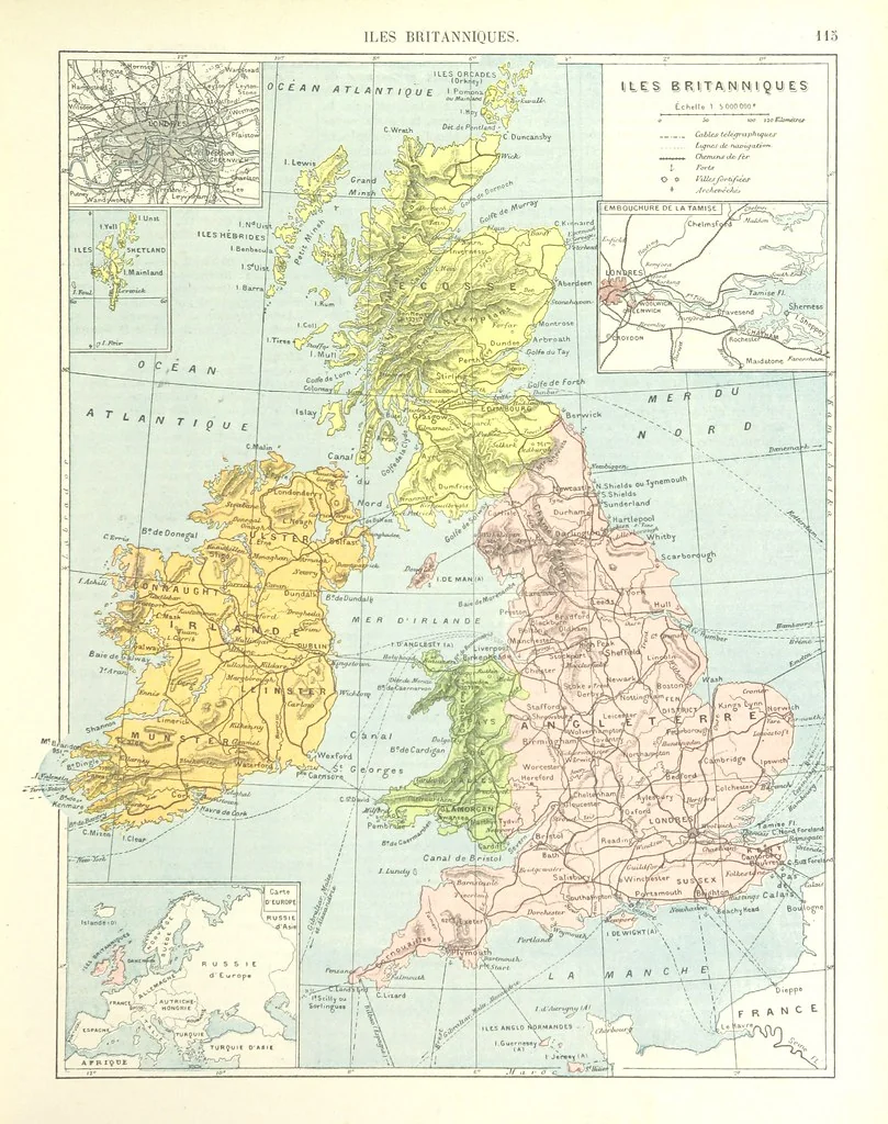 An illustration from Geographie Générale ... Avec index, etc, 1887, leaf 119