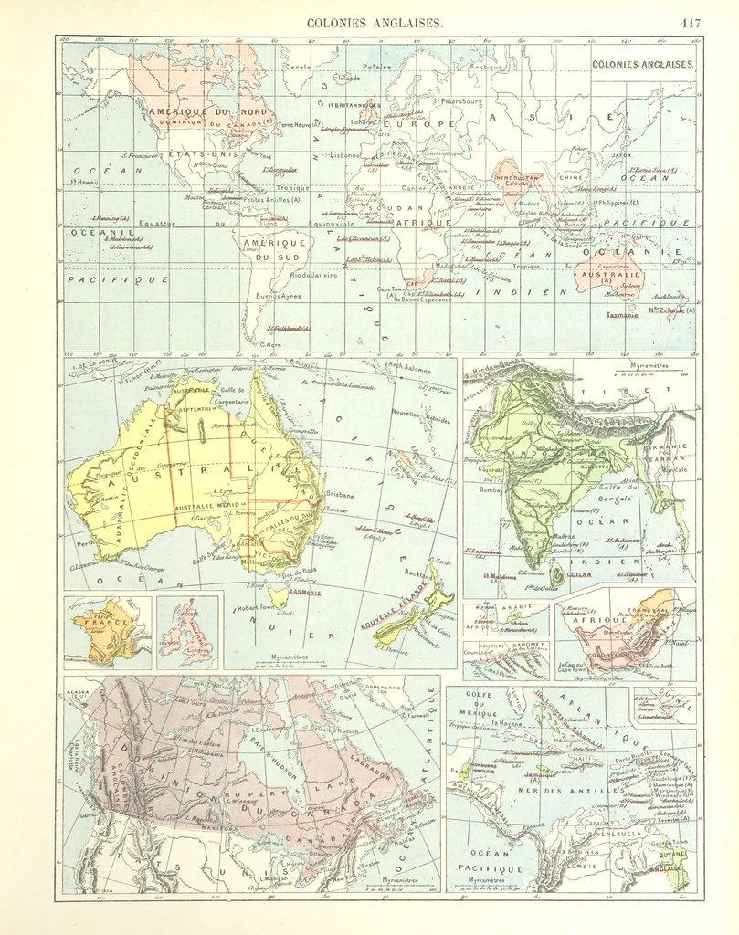 An illustration from Geographie Générale ... Avec index, etc, 1887, leaf 121