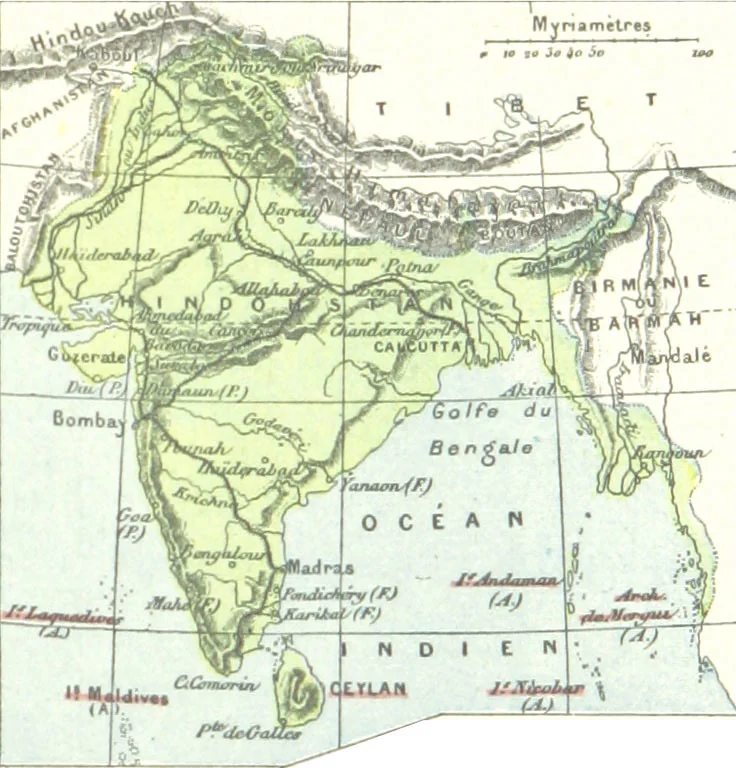 An illustration from Geographie Générale ... Avec index, etc, 1887, leaf 121
