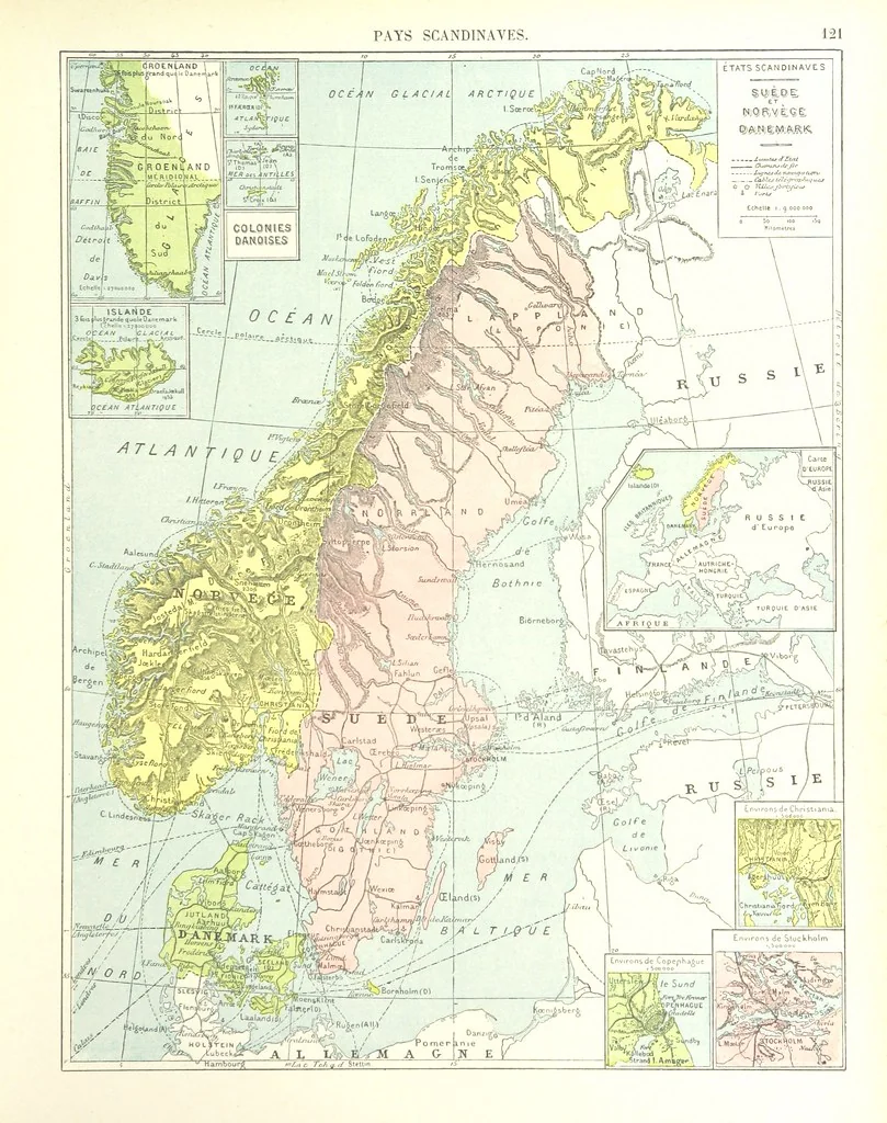 An illustration from Geographie Générale ... Avec index, etc, 1887, leaf 125