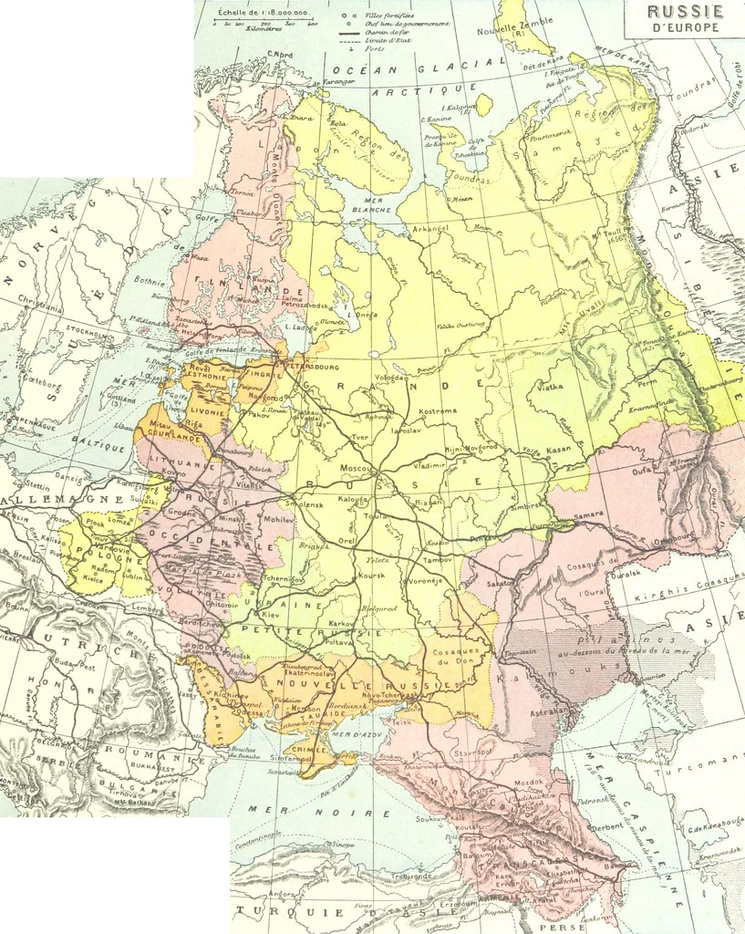 An illustration from Geographie Générale ... Avec index, etc, 1887, leaf 137