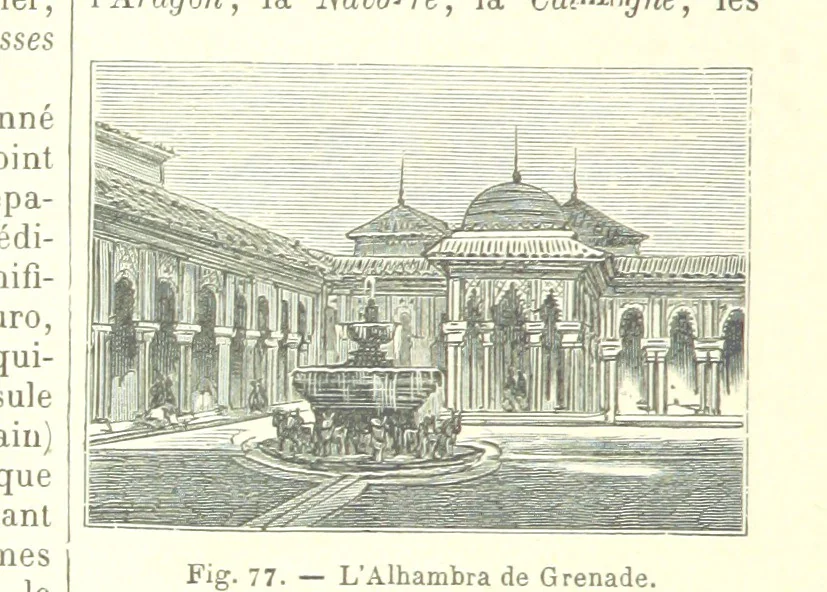 An illustration from Geographie Générale ... Avec index, etc, 1887, leaf 142