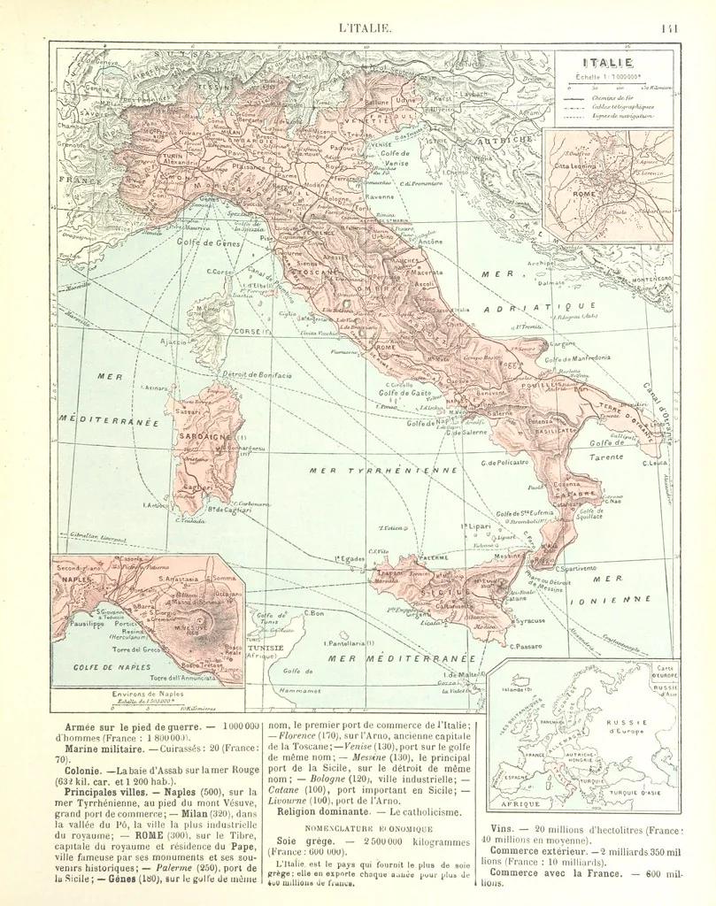 An illustration from Geographie Générale ... Avec index, etc, 1887, leaf 145