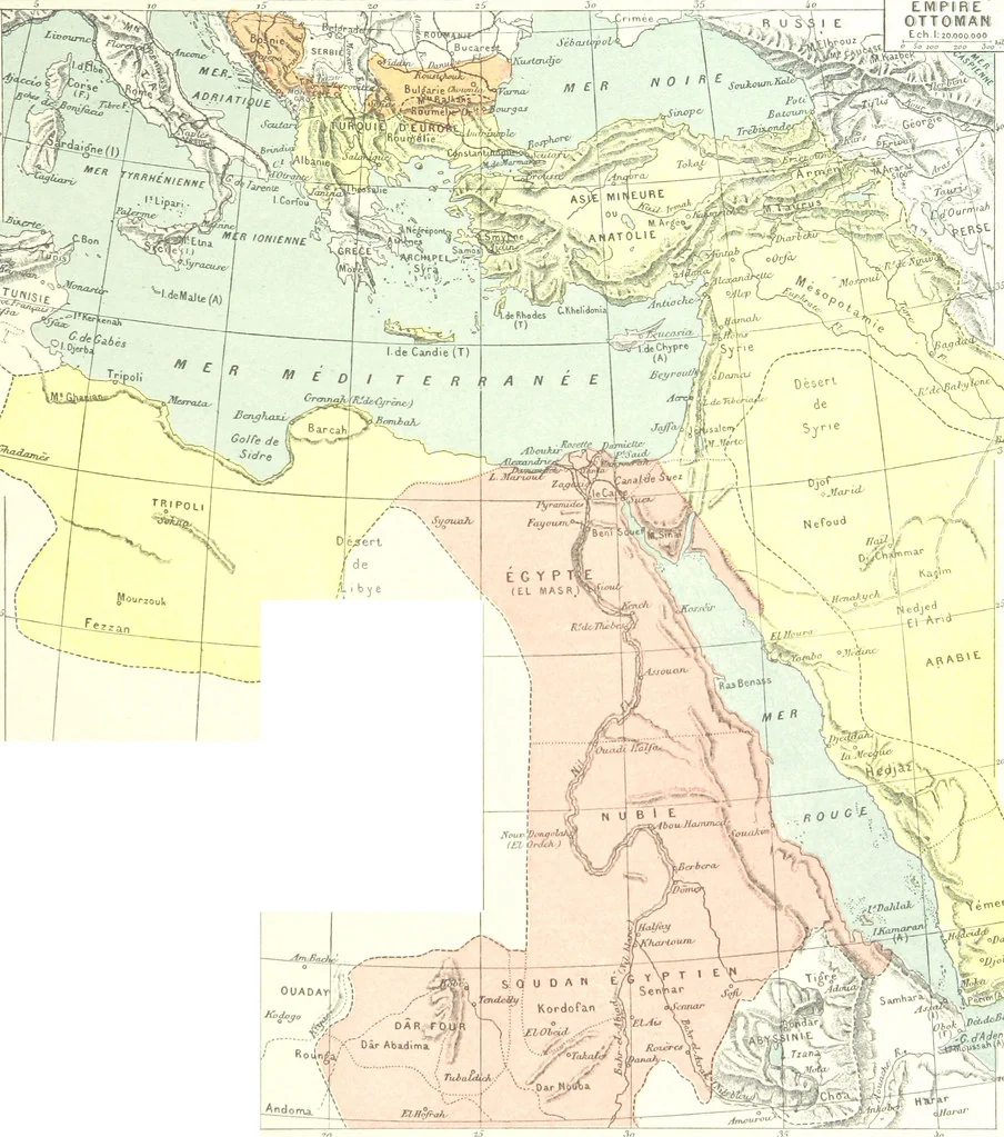 An illustration from Geographie Générale ... Avec index, etc, 1887, leaf 151
