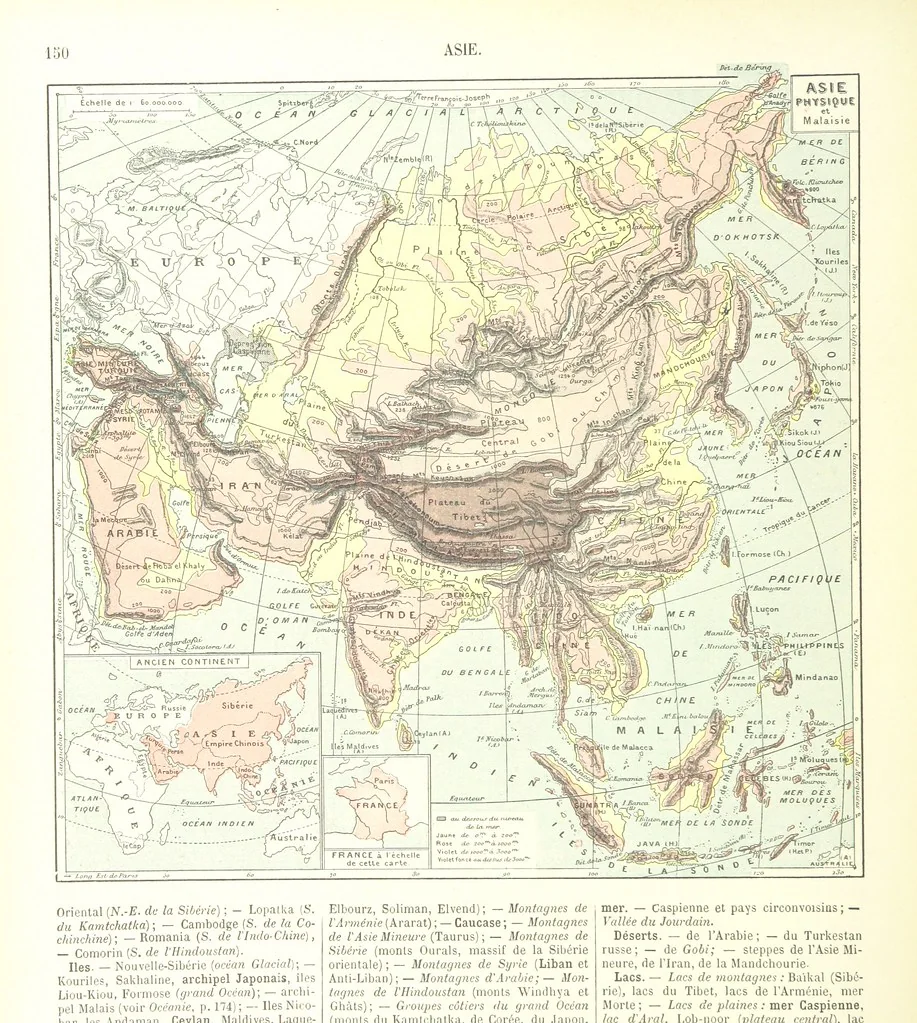 An illustration from Geographie Générale ... Avec index, etc, 1887, leaf 154