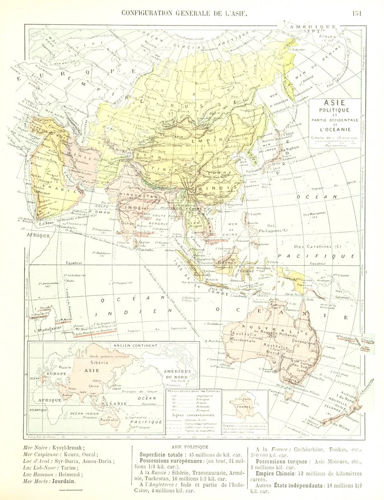An illustration from Geographie Générale ... Avec index, etc, 1887, leaf 155