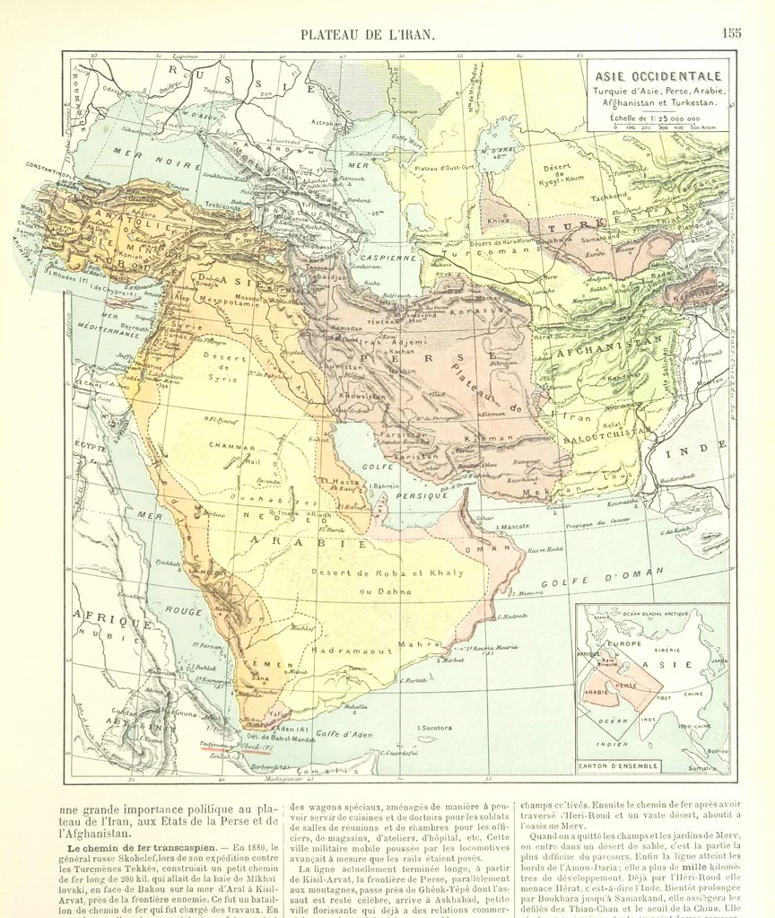 An illustration from Geographie Générale ... Avec index, etc, 1887, leaf 159