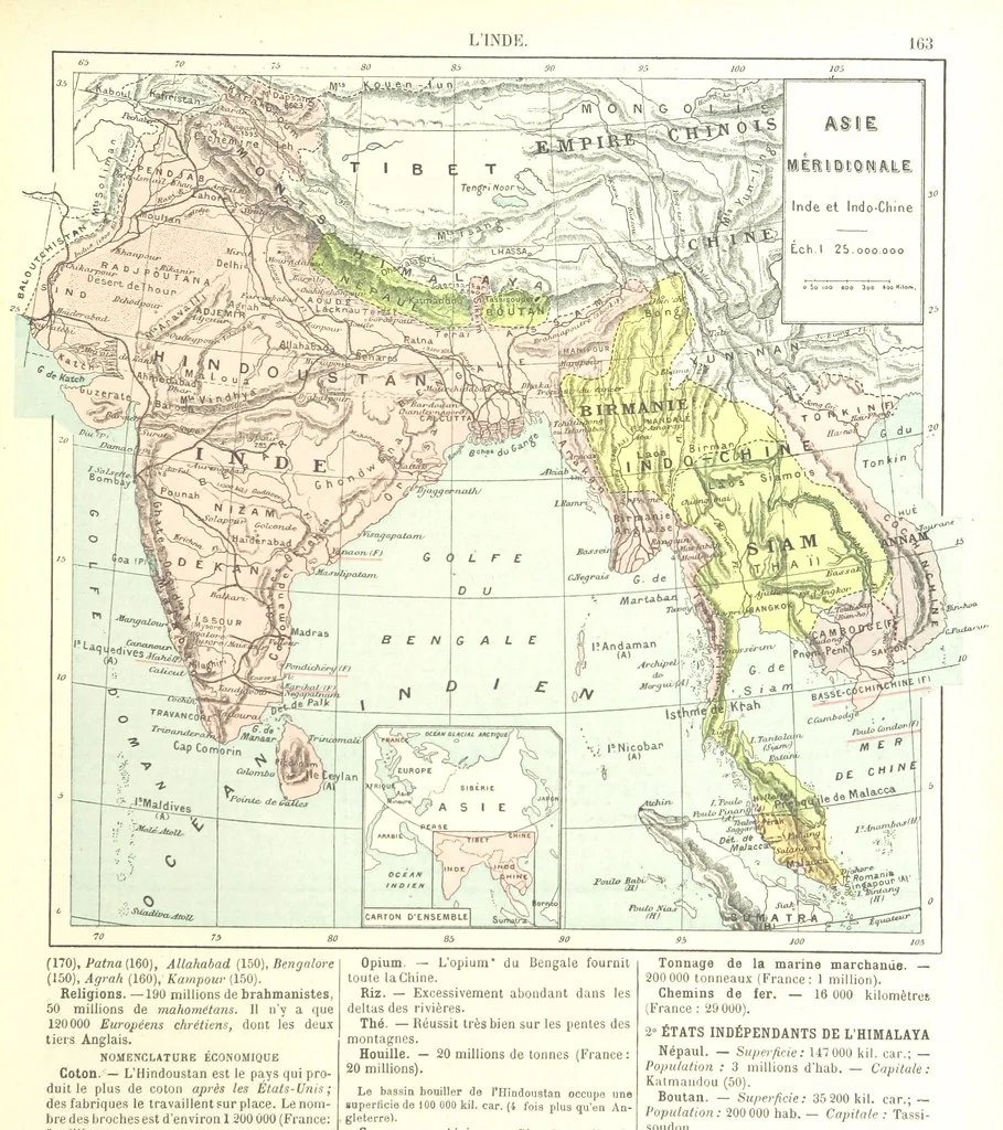 An illustration from Geographie Générale ... Avec index, etc, 1887, leaf 167