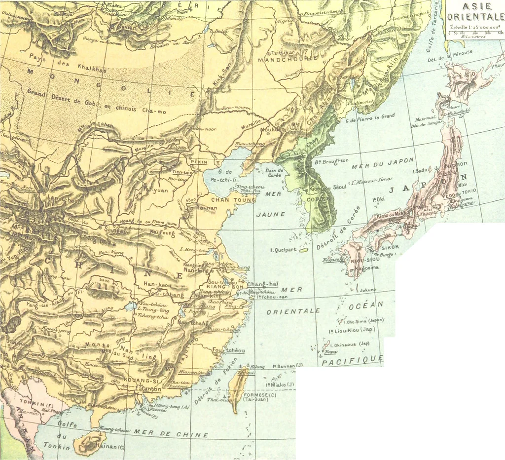 An illustration from Geographie Générale ... Avec index, etc, 1887, leaf 171