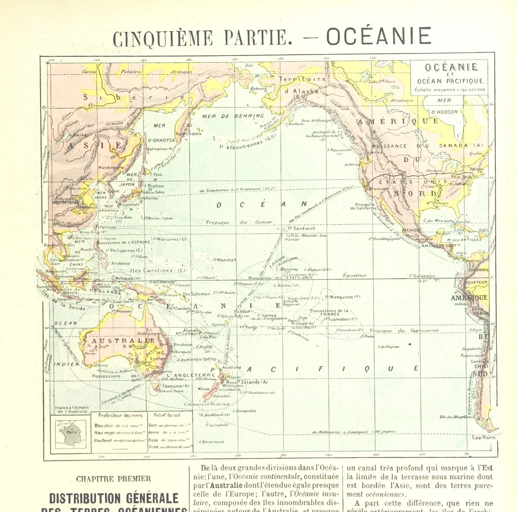 An illustration from Geographie Générale ... Avec index, etc, 1887, leaf 175