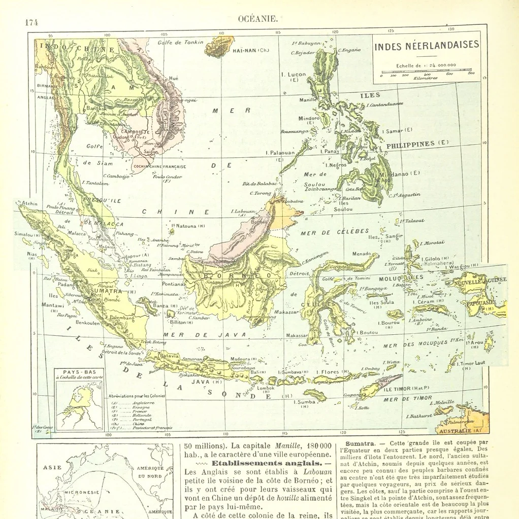 An illustration from Geographie Générale ... Avec index, etc, 1887, leaf 178