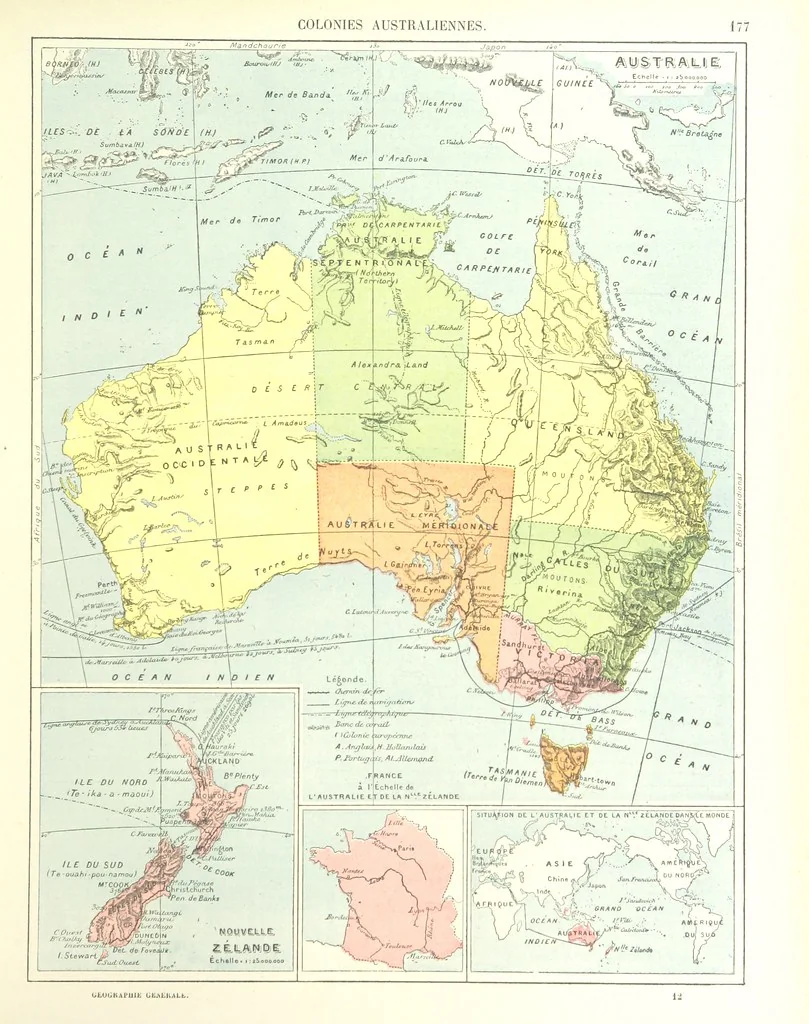 An illustration from Geographie Générale ... Avec index, etc, 1887, leaf 181