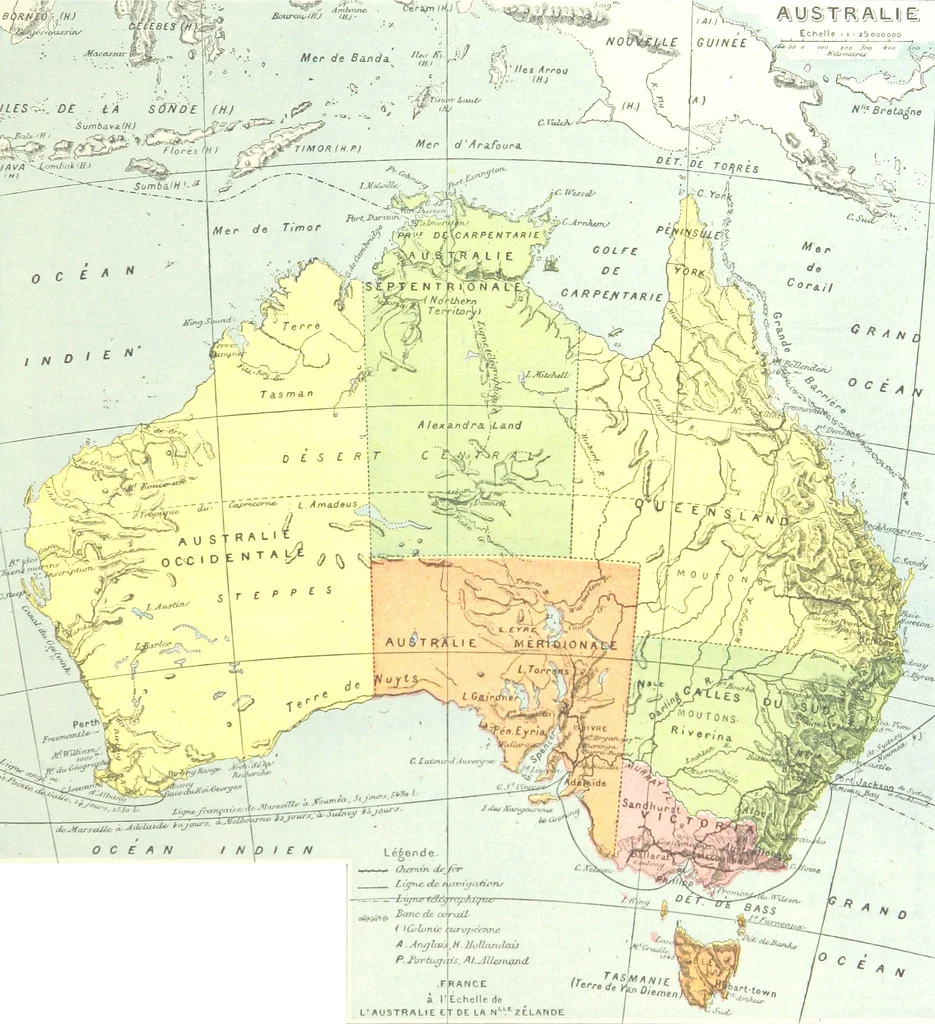 An illustration from Geographie Générale ... Avec index, etc, 1887, leaf 181