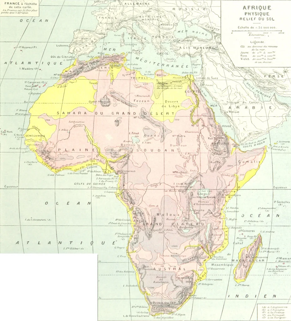 An illustration from Geographie Générale ... Avec index, etc, 1887, leaf 187