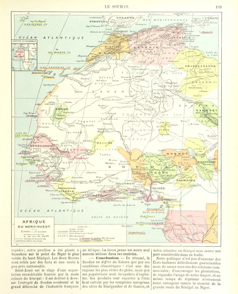 An illustration from Geographie Générale ... Avec index, etc, 1887, leaf 193