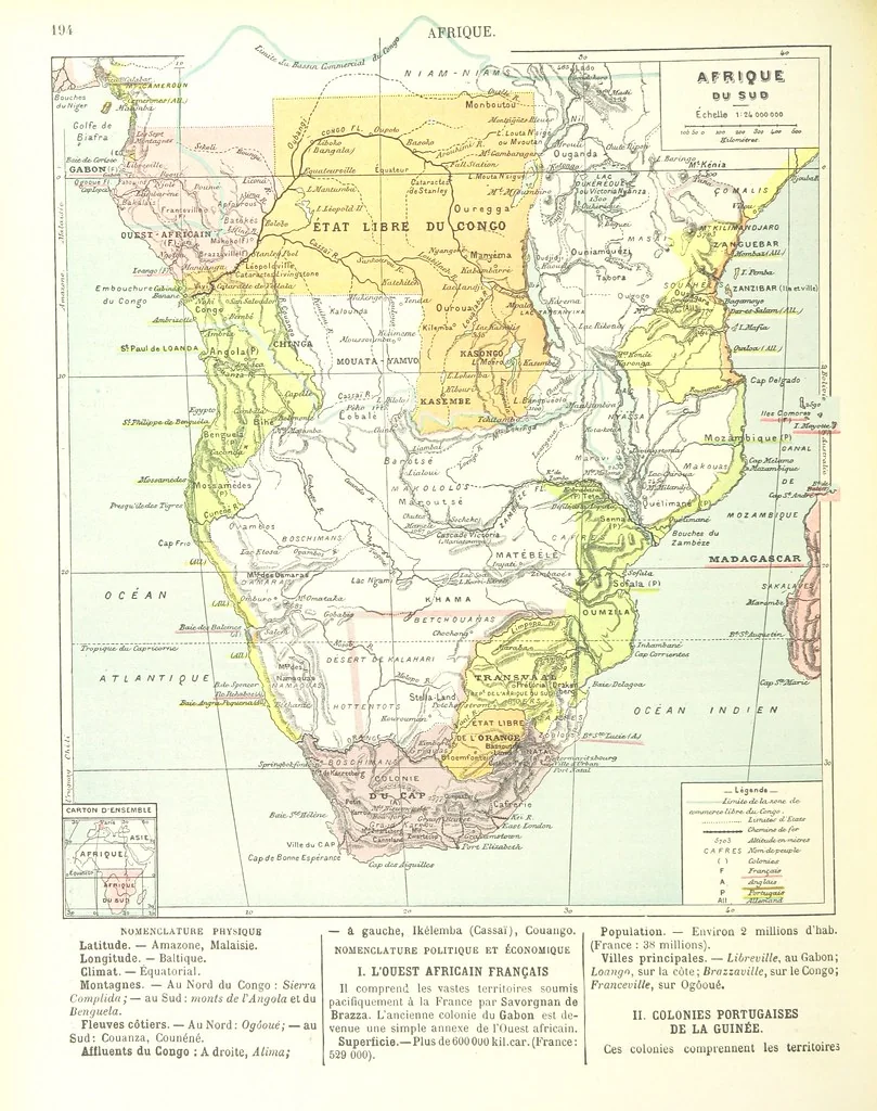 An illustration from Geographie Générale ... Avec index, etc, 1887, leaf 198