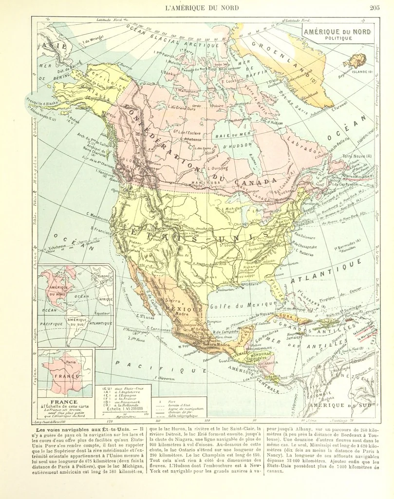An illustration from Geographie Générale ... Avec index, etc, 1887, leaf 209