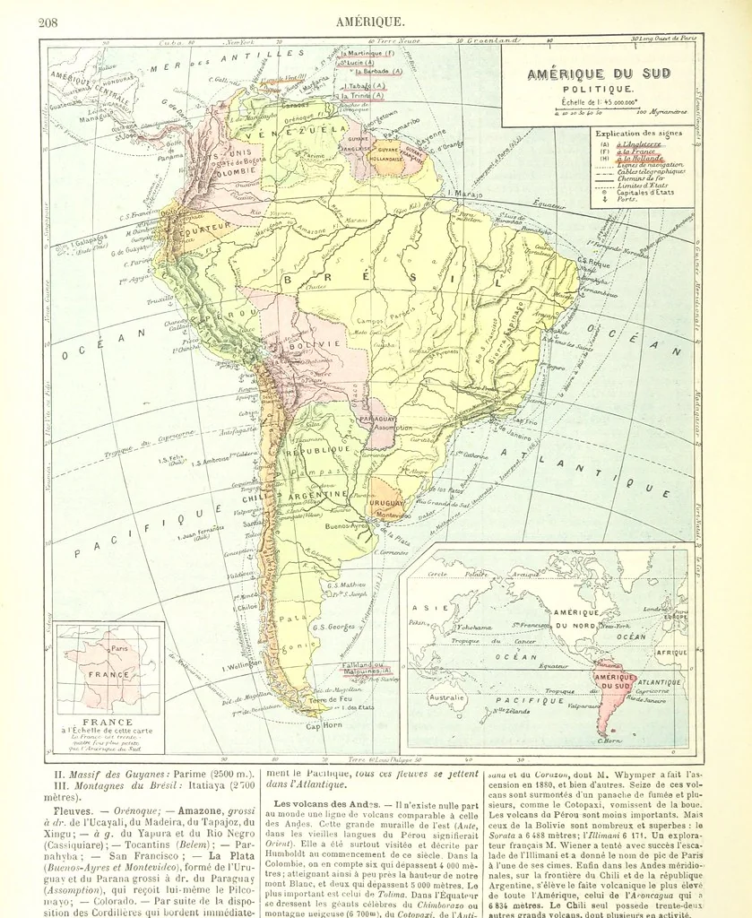 An illustration from Geographie Générale ... Avec index, etc, 1887, leaf 212