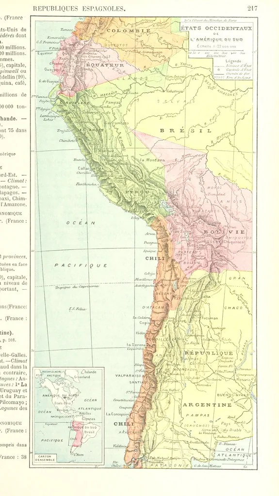 An illustration from Geographie Générale ... Avec index, etc, 1887, leaf 221