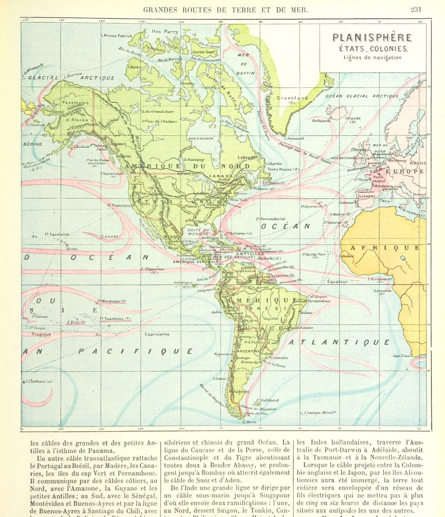 An illustration from Geographie Générale ... Avec index, etc, 1887, leaf 235