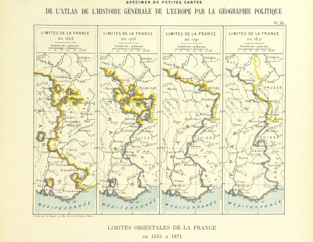 An illustration from Geographie Générale ... Avec index, etc, 1887, leaf 251