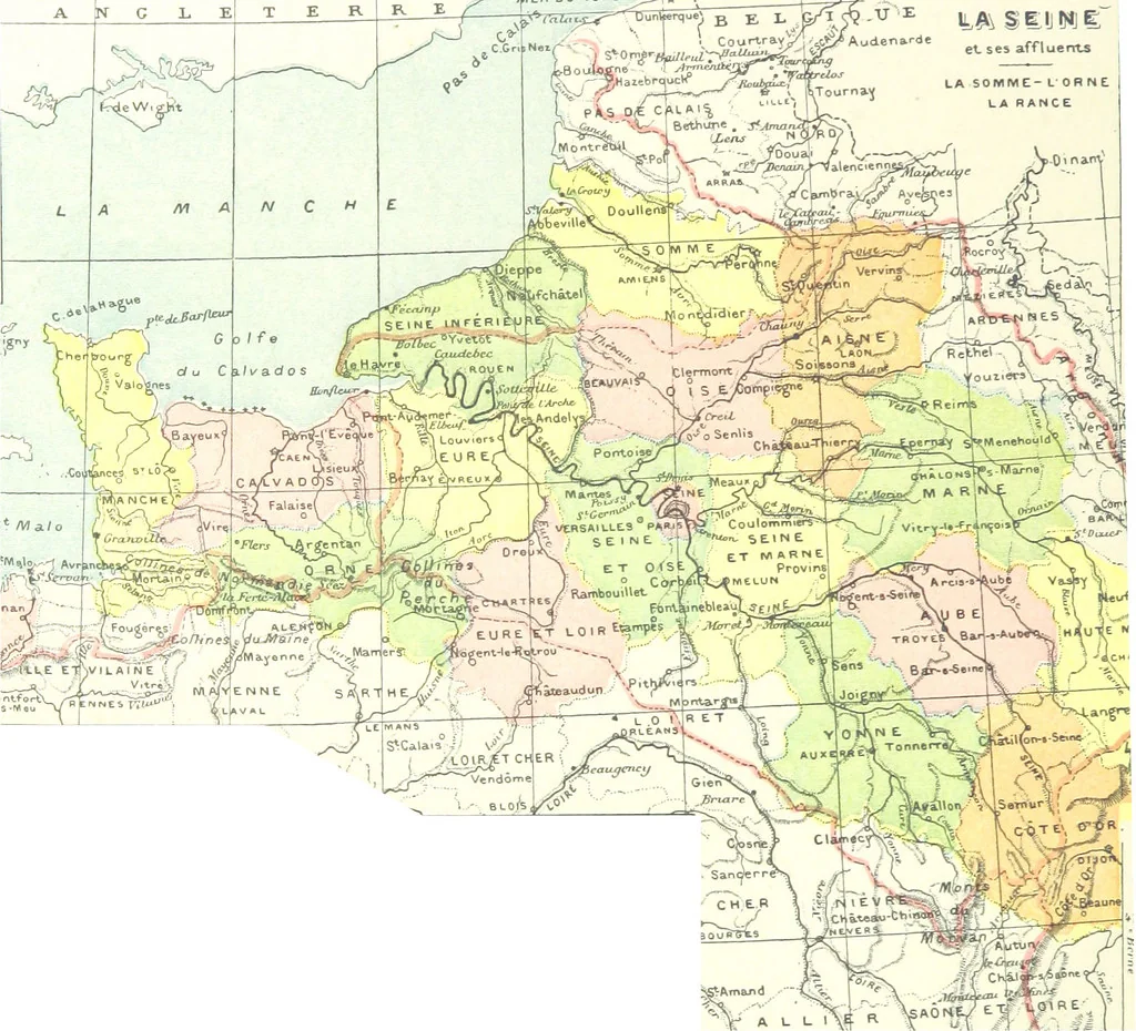 An illustration from Geographie Générale ... Avec index, etc, 1887, leaf 40