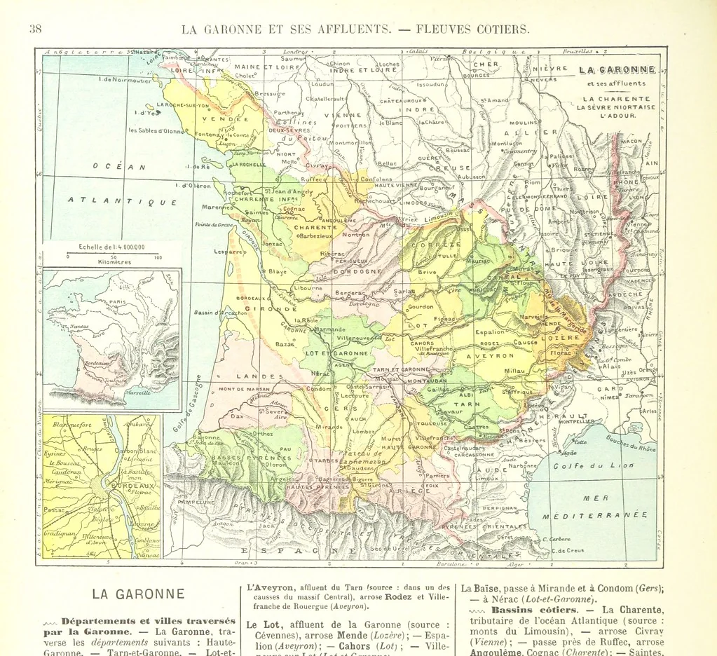 An illustration from Geographie Générale ... Avec index, etc, 1887, leaf 42