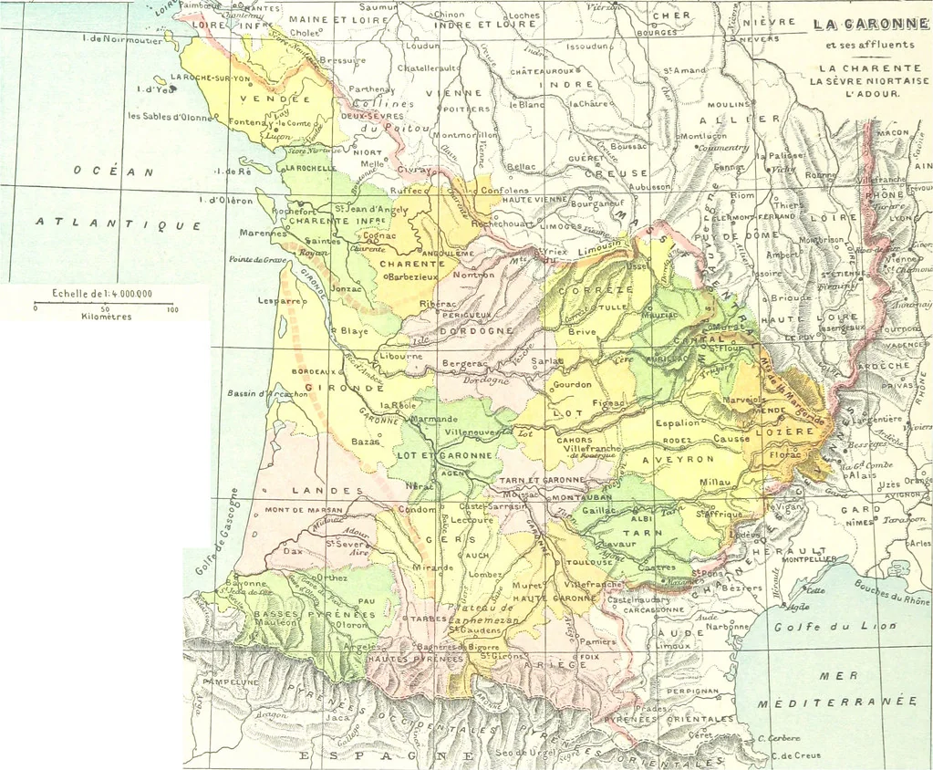 An illustration from Geographie Générale ... Avec index, etc, 1887, leaf 42