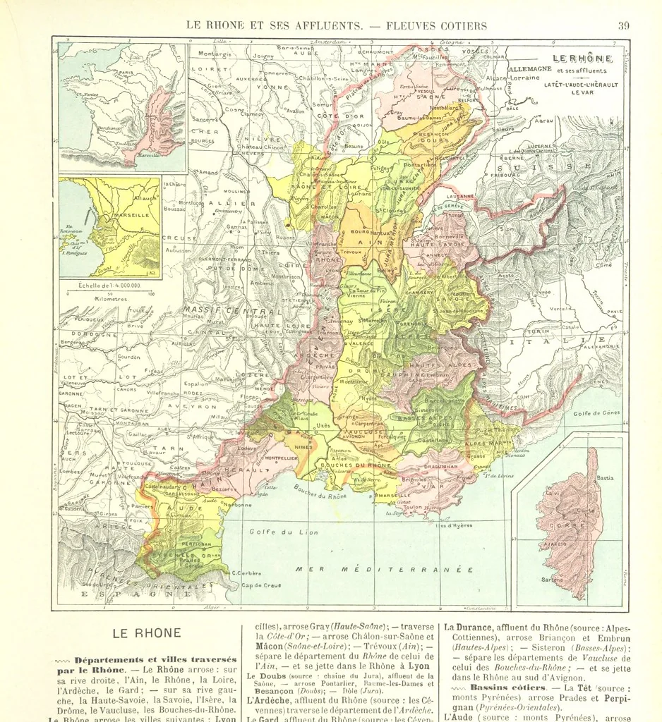 An illustration from Geographie Générale ... Avec index, etc, 1887, leaf 43
