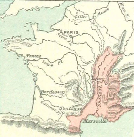 An illustration from Geographie Générale ... Avec index, etc, 1887, leaf 43