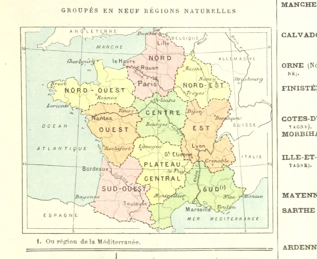 An illustration from Geographie Générale ... Avec index, etc, 1887, leaf 47