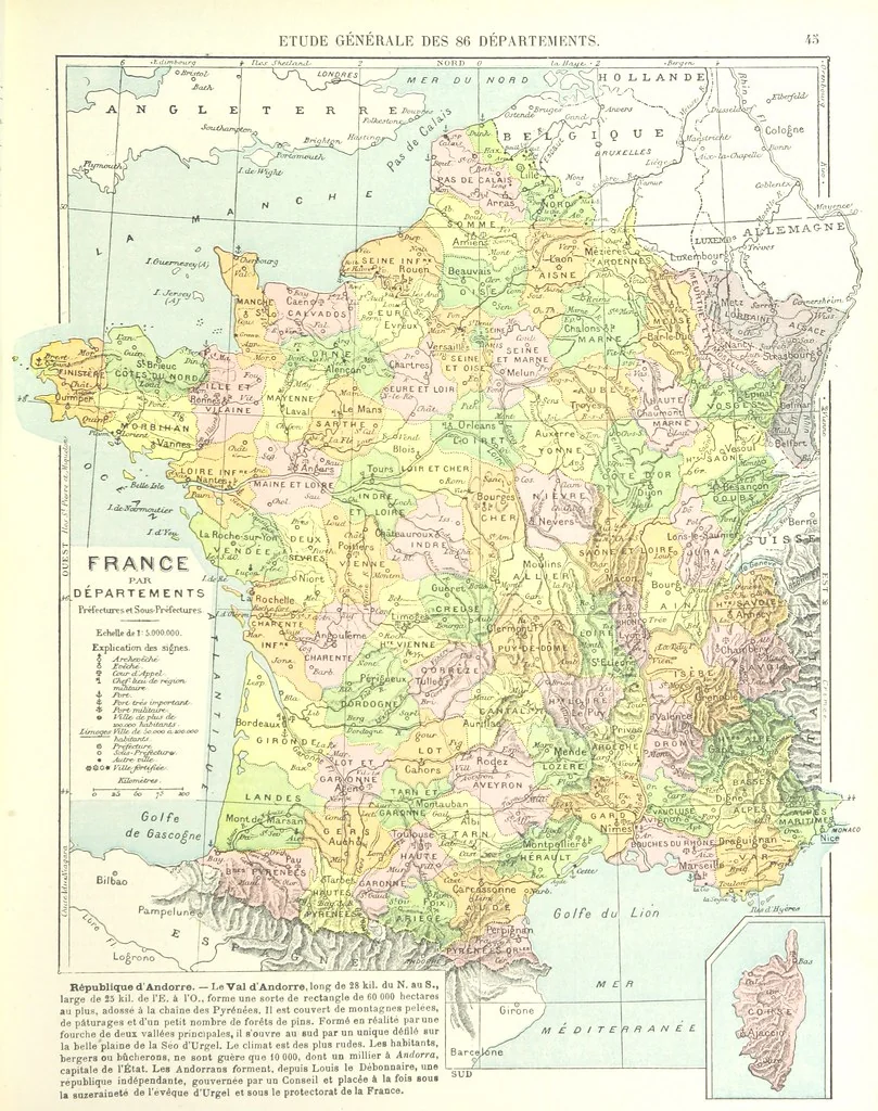 An illustration from Geographie Générale ... Avec index, etc, 1887, leaf 49