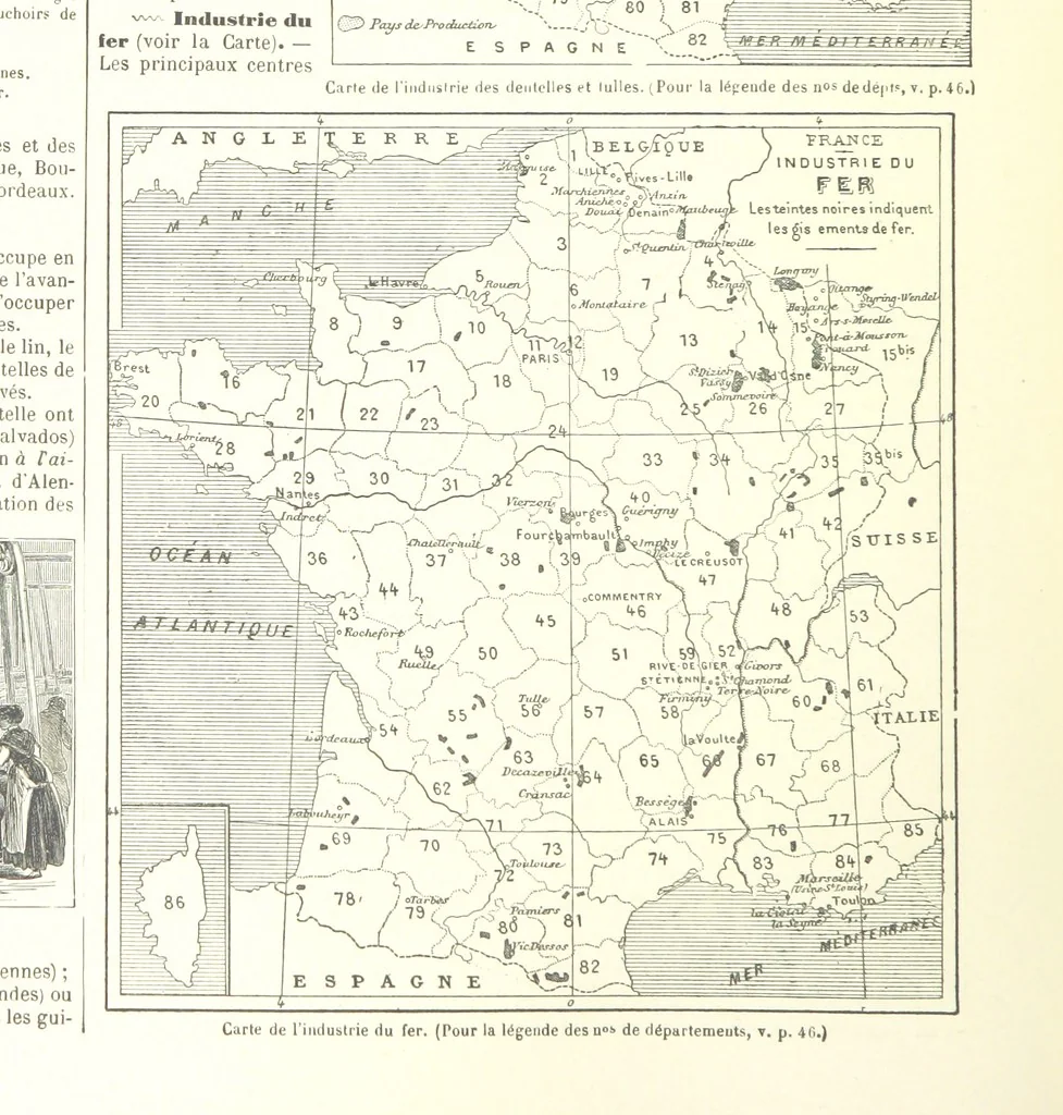 An illustration from Geographie Générale ... Avec index, etc, 1887, leaf 64