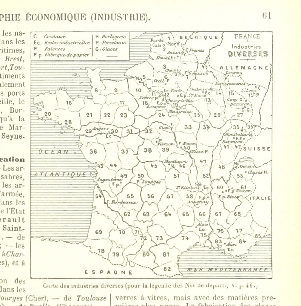 An illustration from Geographie Générale ... Avec index, etc, 1887, leaf 65