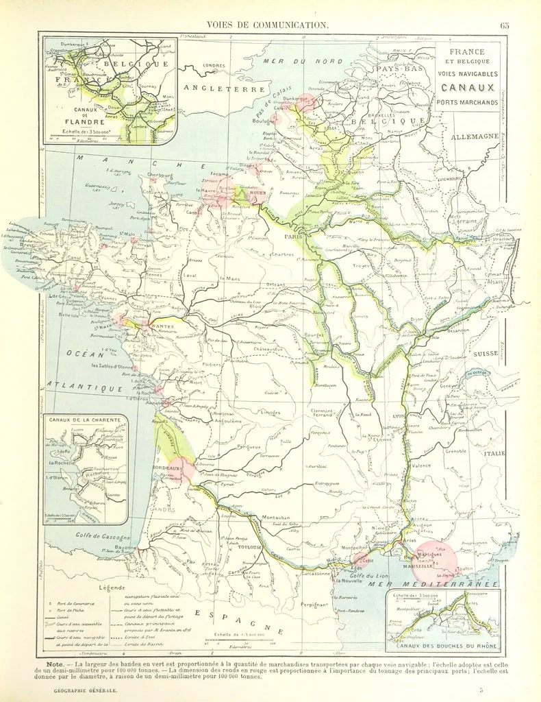 An illustration from Geographie Générale ... Avec index, etc, 1887, leaf 69