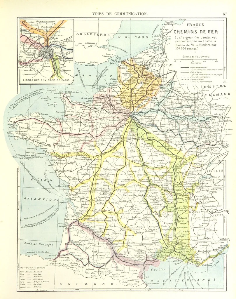 An illustration from Geographie Générale ... Avec index, etc, 1887, leaf 71