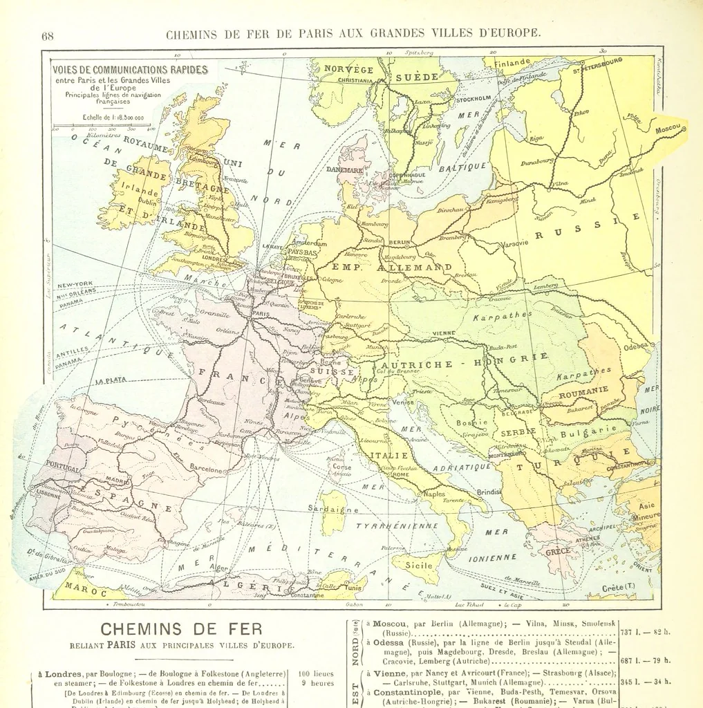 An illustration from Geographie Générale ... Avec index, etc, 1887, leaf 72