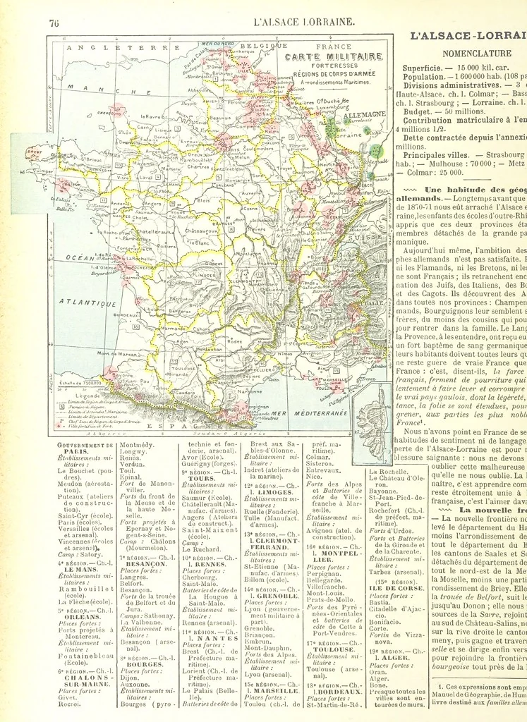 An illustration from Geographie Générale ... Avec index, etc, 1887, leaf 80