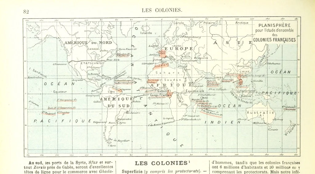 An illustration from Geographie Générale ... Avec index, etc, 1887, leaf 86