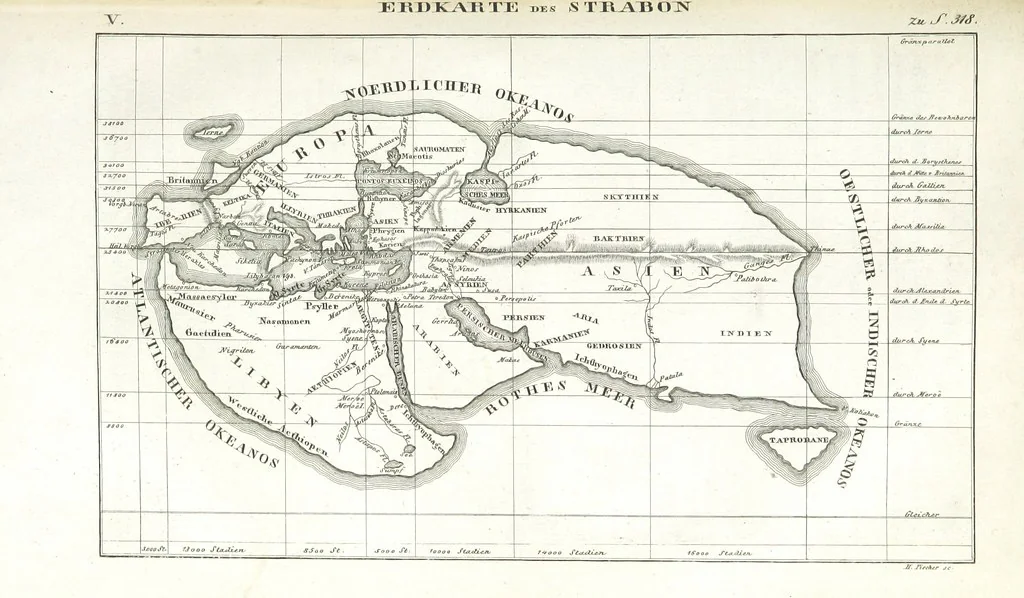 An illustration from Handbuch der alten Geographie, etc, 1843, leaf 349