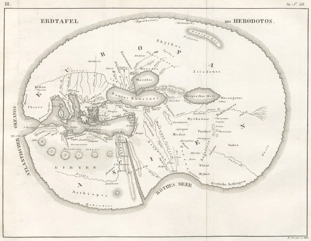 An illustration from Handbuch der alten Geographie, etc, 1843, leaf 95