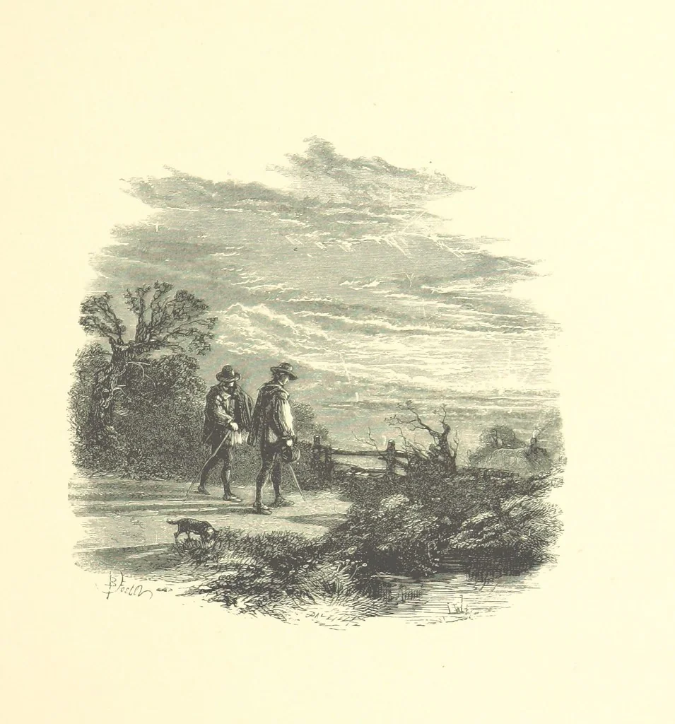 An illustration from Beauties of English landscape. Drawn by Birket Foster. Engraved by Dalziel Brothers, J. Cooper ... and others, 1874, leaf 101