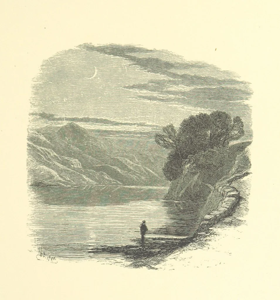 An illustration from Beauties of English landscape. Drawn by Birket Foster. Engraved by Dalziel Brothers, J. Cooper ... and others, 1874, leaf 109