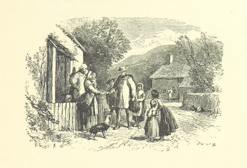 An illustration from Beauties of English landscape. Drawn by Birket Foster. Engraved by Dalziel Brothers, J. Cooper ... and others, 1874, leaf 119