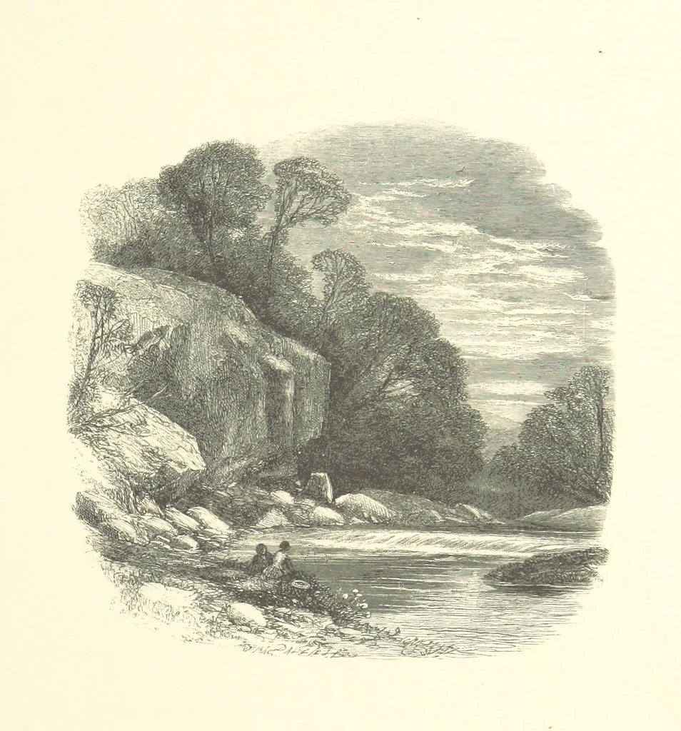 An illustration from Beauties of English landscape. Drawn by Birket Foster. Engraved by Dalziel Brothers, J. Cooper ... and others, 1874, leaf 131