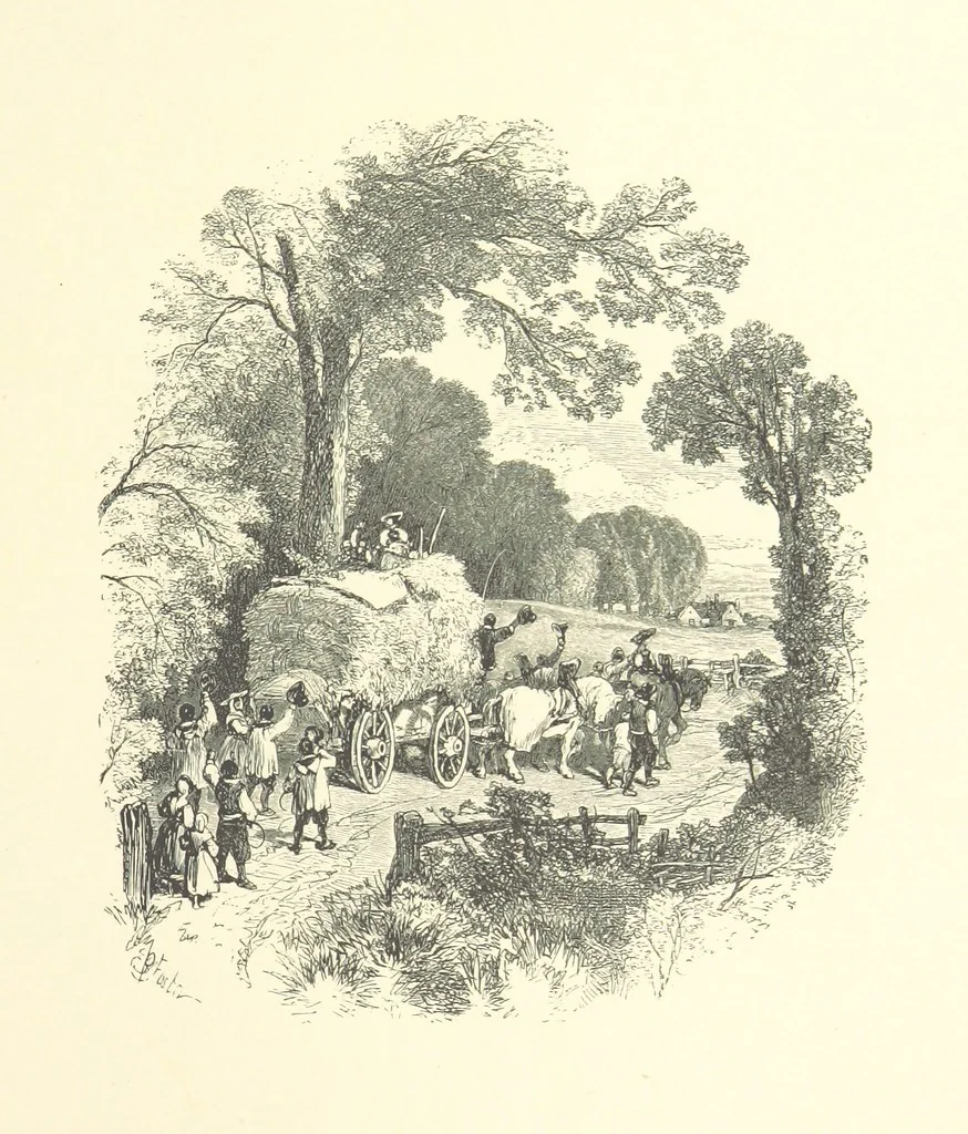 An illustration from Beauties of English landscape. Drawn by Birket Foster. Engraved by Dalziel Brothers, J. Cooper ... and others, 1874, leaf 137