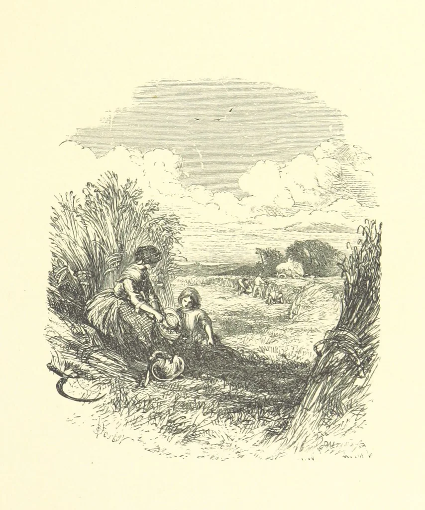 An illustration from Beauties of English landscape. Drawn by Birket Foster. Engraved by Dalziel Brothers, J. Cooper ... and others, 1874, leaf 141