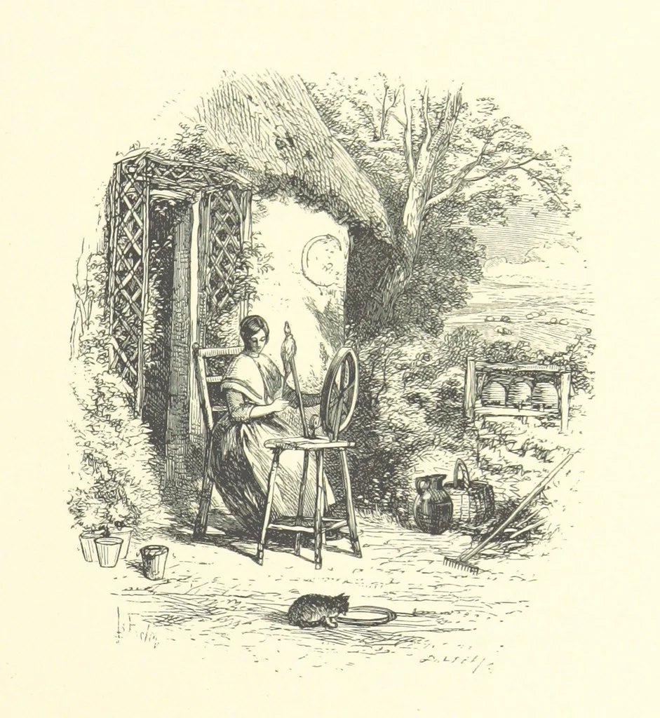An illustration from Beauties of English landscape. Drawn by Birket Foster. Engraved by Dalziel Brothers, J. Cooper ... and others, 1874, leaf 151